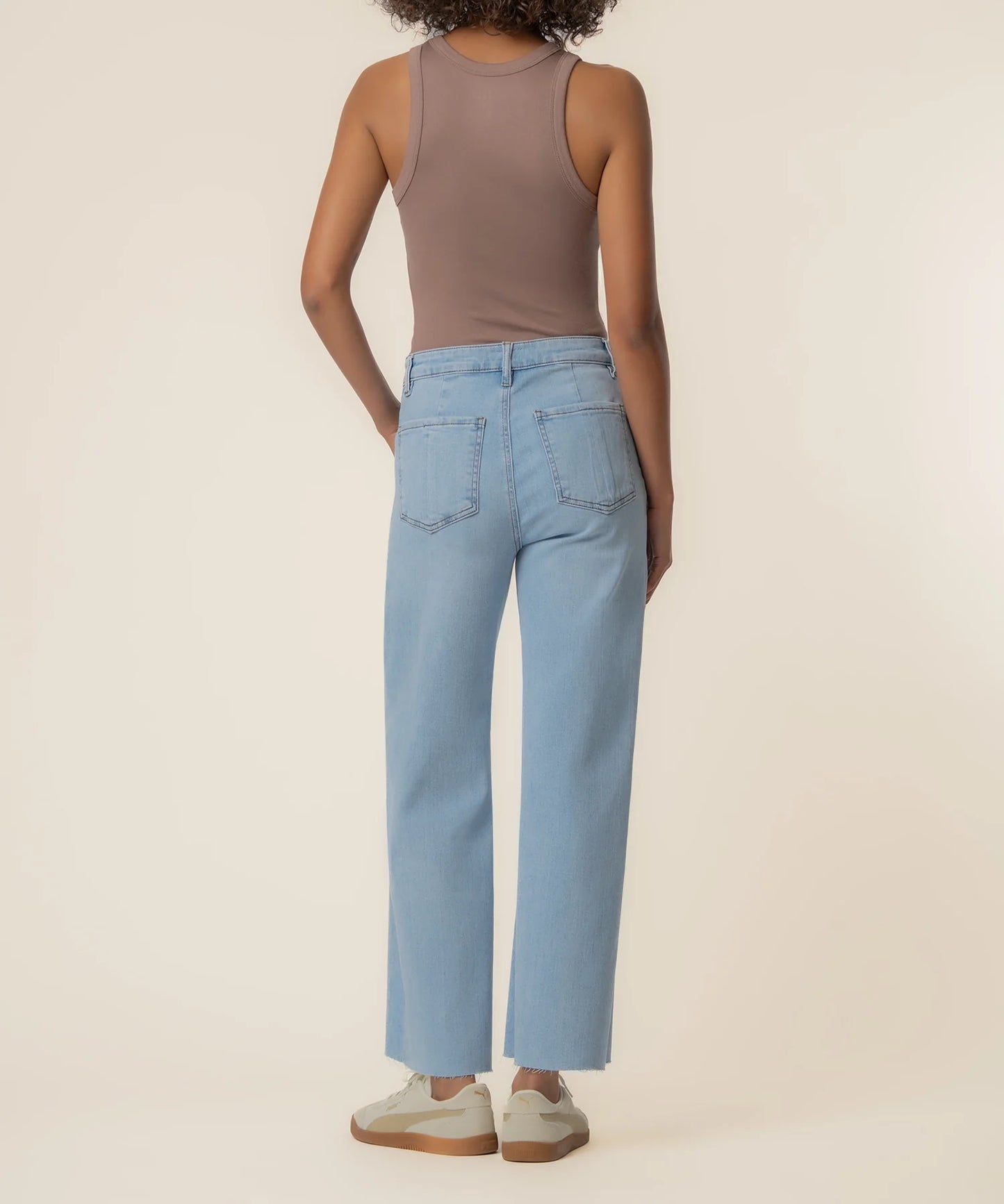 KUT- Meg High Rise Wide Leg Jeans - Tone