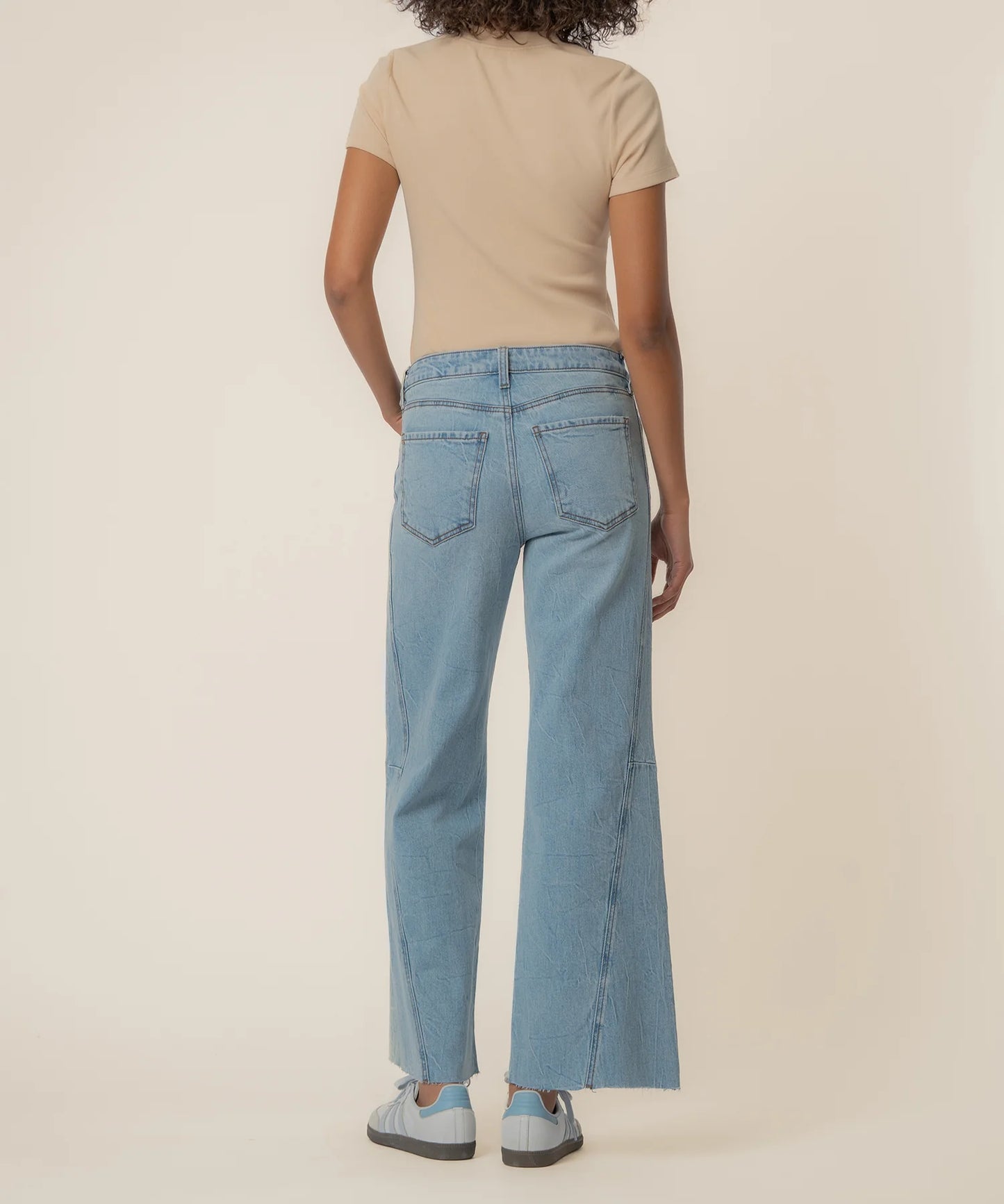 KUT- Meg High Rise Wide Leg Jeans - Imagination