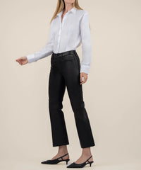 KUT- Kelsey High Rise Ankle Flare Coated Jean
