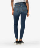 KUT- Connie High Rise FAB AB Ankle Skinny Raw Jean- Tingle