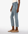 KUT- Elizabeth High Rise Crop Straight Jeans- Supported