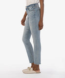 KUT- Reese Fab Ab High Rise Ankle Straight Jean