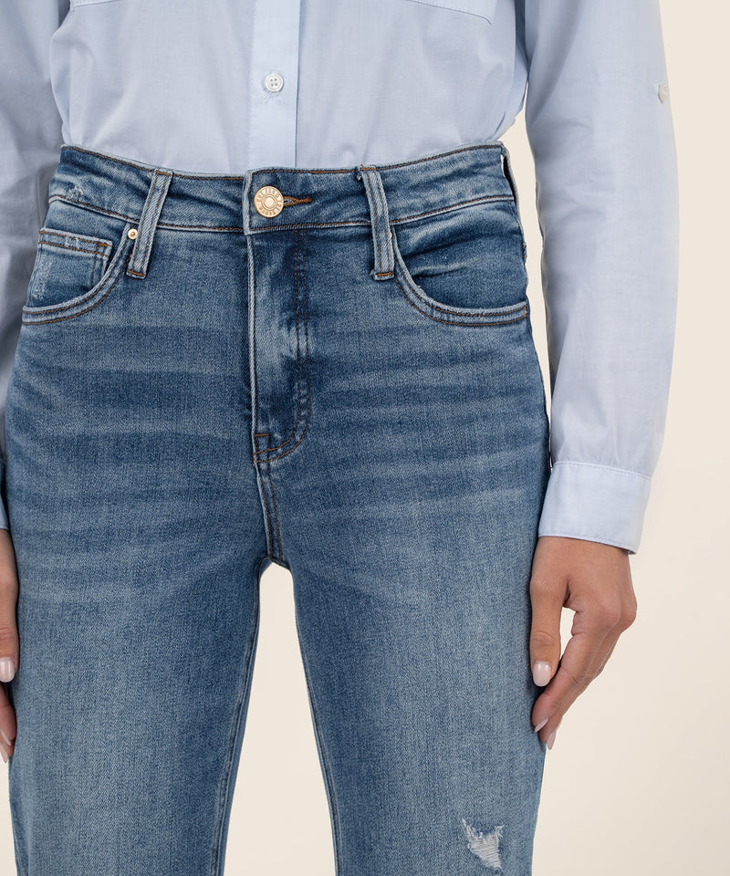 KUT- Rachael High Rise Mom Jean - Magically