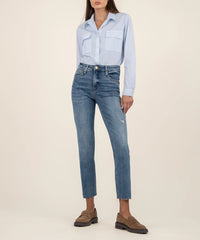 KUT- Rachael High Rise Mom Jean - Magically