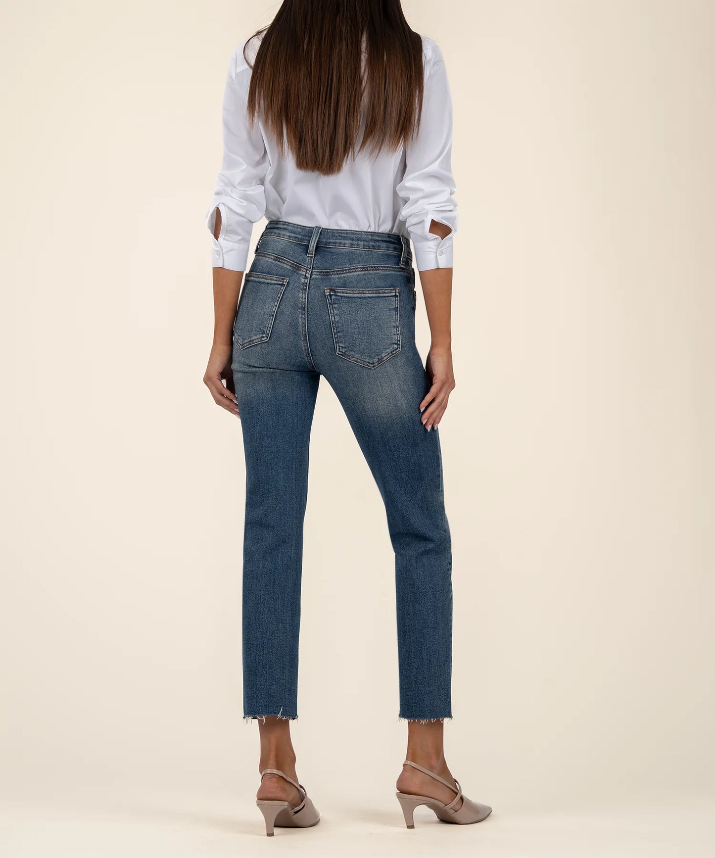 KUT- Rachael High Rise FAB AB Mom Jean- Braveness
