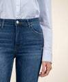 KUT- Kelsey High Rise Ankle Flare Jeans-Royal