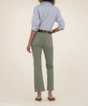 KUT- Kelsey High Rise Ankle Flare Jeans- Sage Green