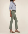 KUT- Kelsey High Rise Ankle Flare Jeans- Sage Green
