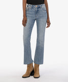 KUT- Kelsey Fab Ab High Rise Ankle Flare Jean