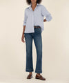 KUT- Kelsey High Rise Ankle Flare Jean - Vibrant