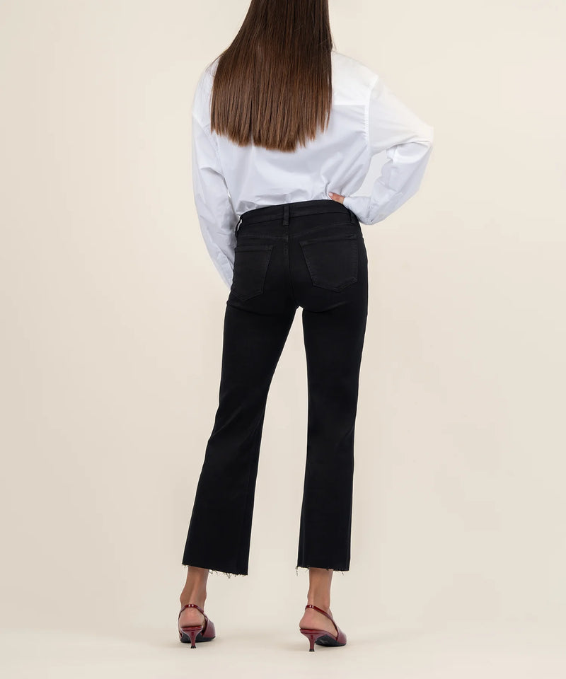 KUT- Kelsey Mid Rise Ankle Flare - Black