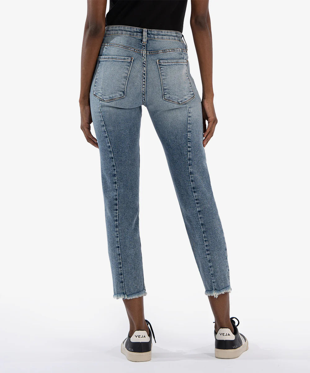 KUT- Rachael High Rise FAB AB Ankle Straight Jean
