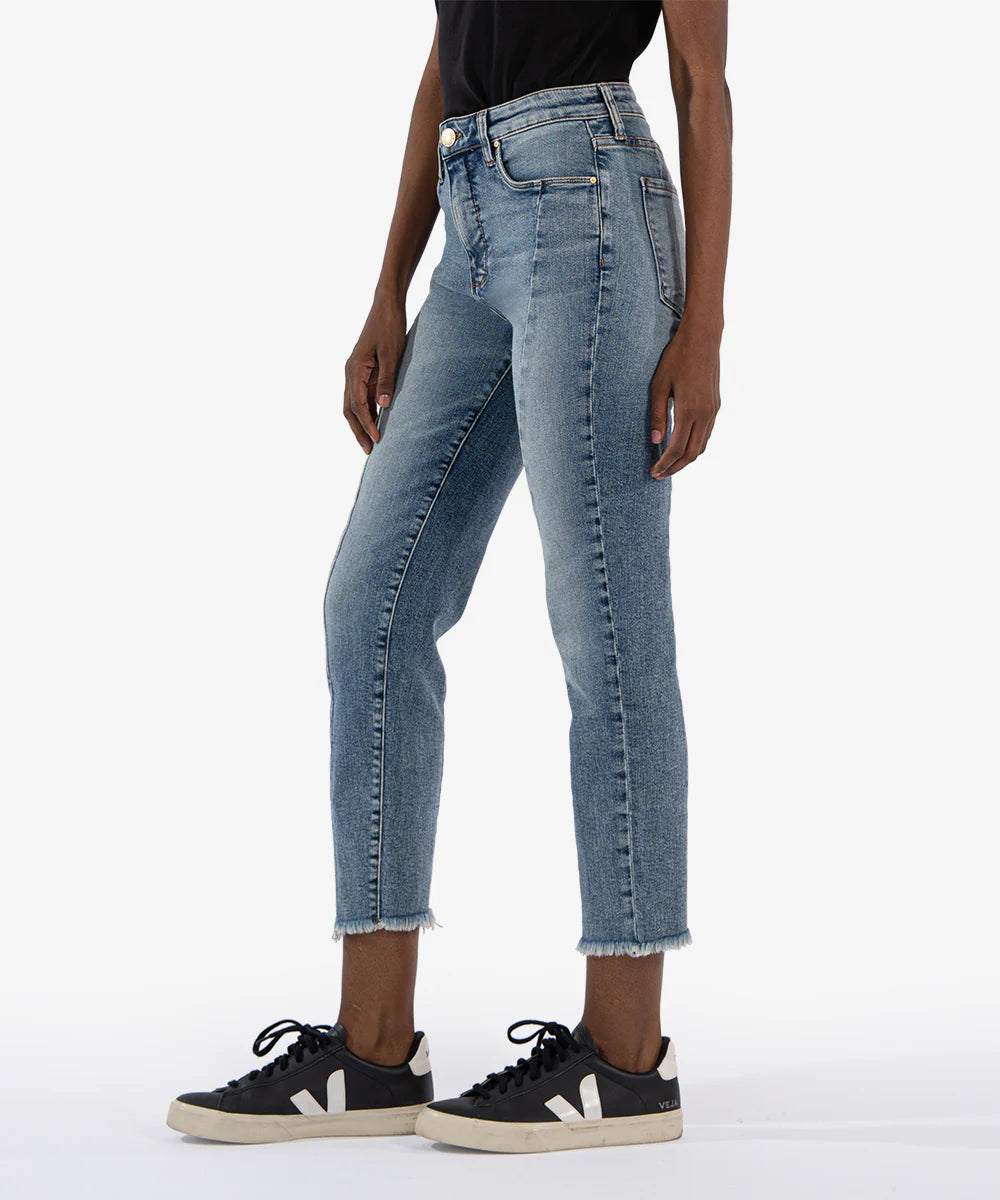 KUT- Rachael High Rise FAB AB Ankle Straight Jean