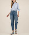 KUT- Fay High Rise Ankle Straight Jean - Passionate