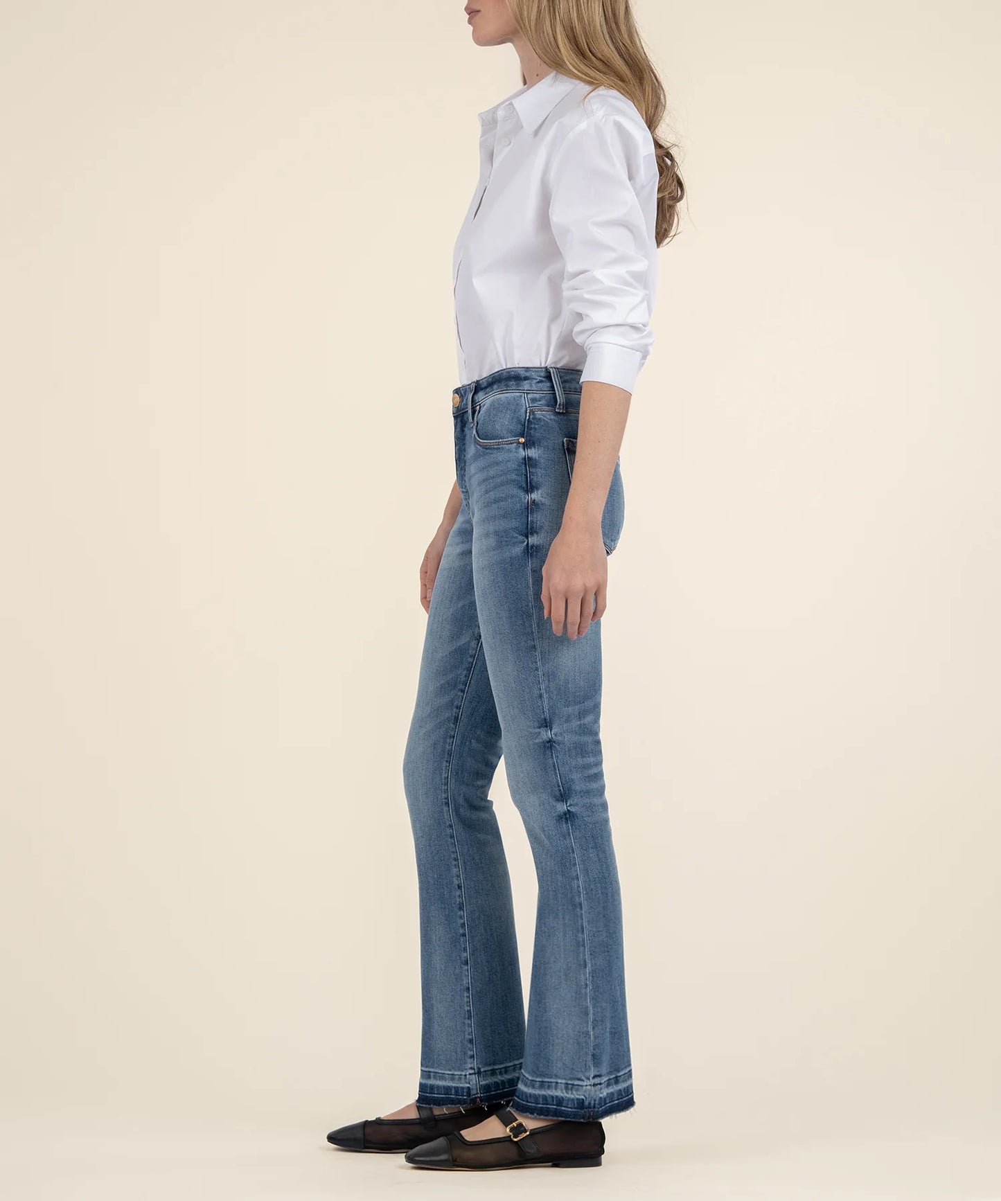 KUT- Stella High Rise Fab AB Flare Jeans - Honor