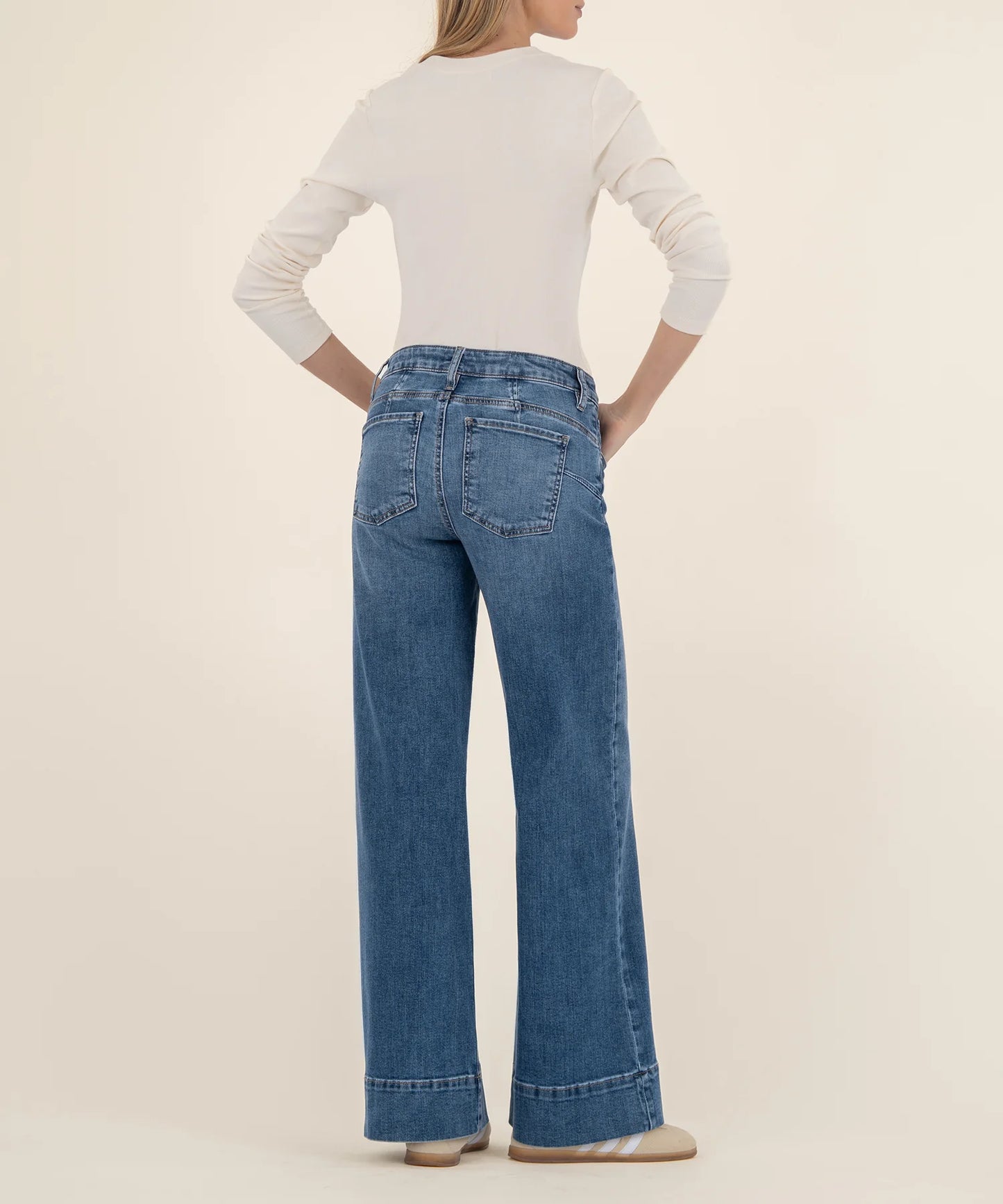 KUT- Maya High Rise FAB AB Wide Leg Jeans