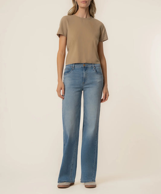 KUT- Jean High Rise Wide Leg Jean - Loveliness
