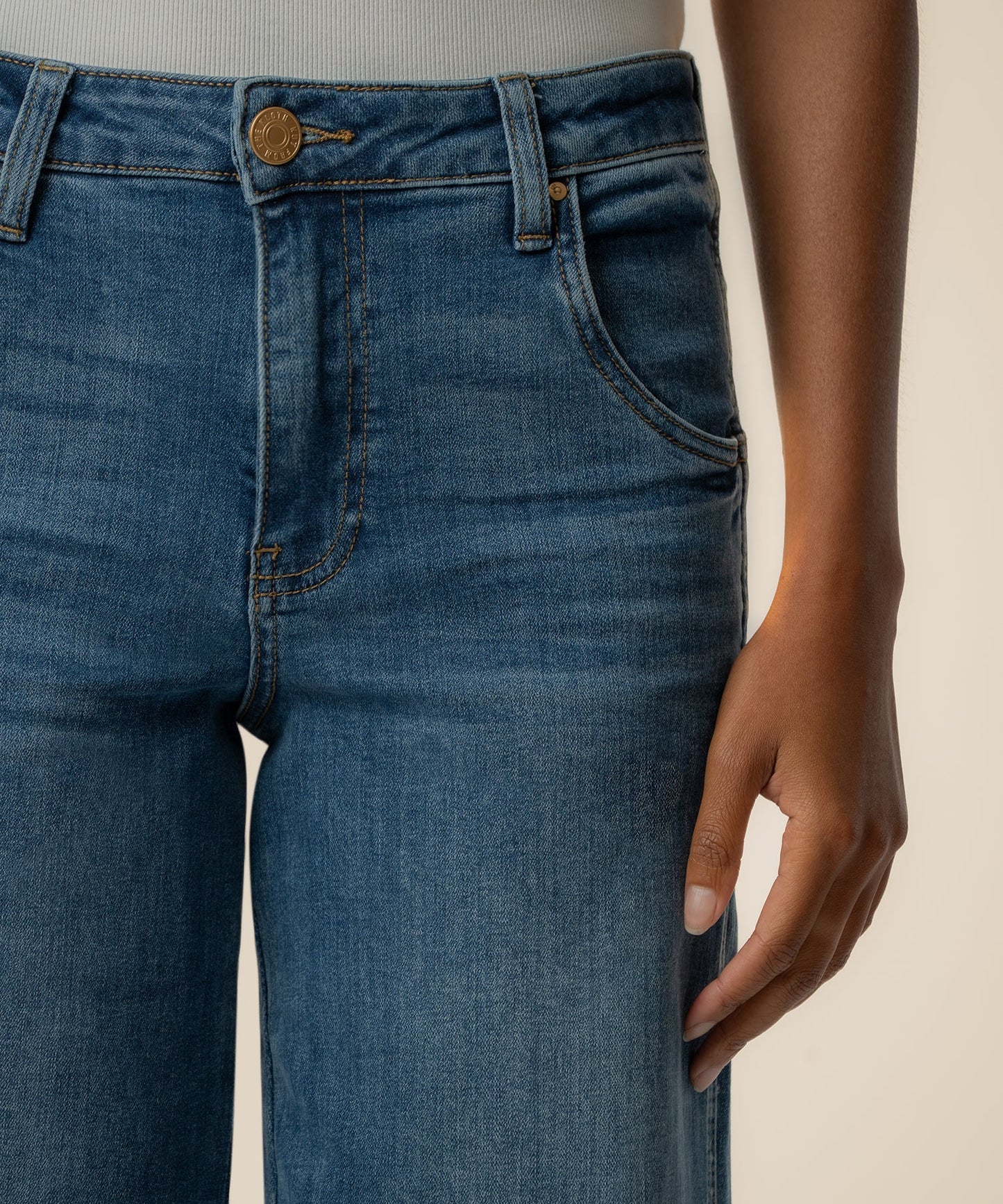 KUT- Jean High Rise Wide Leg Jeans
