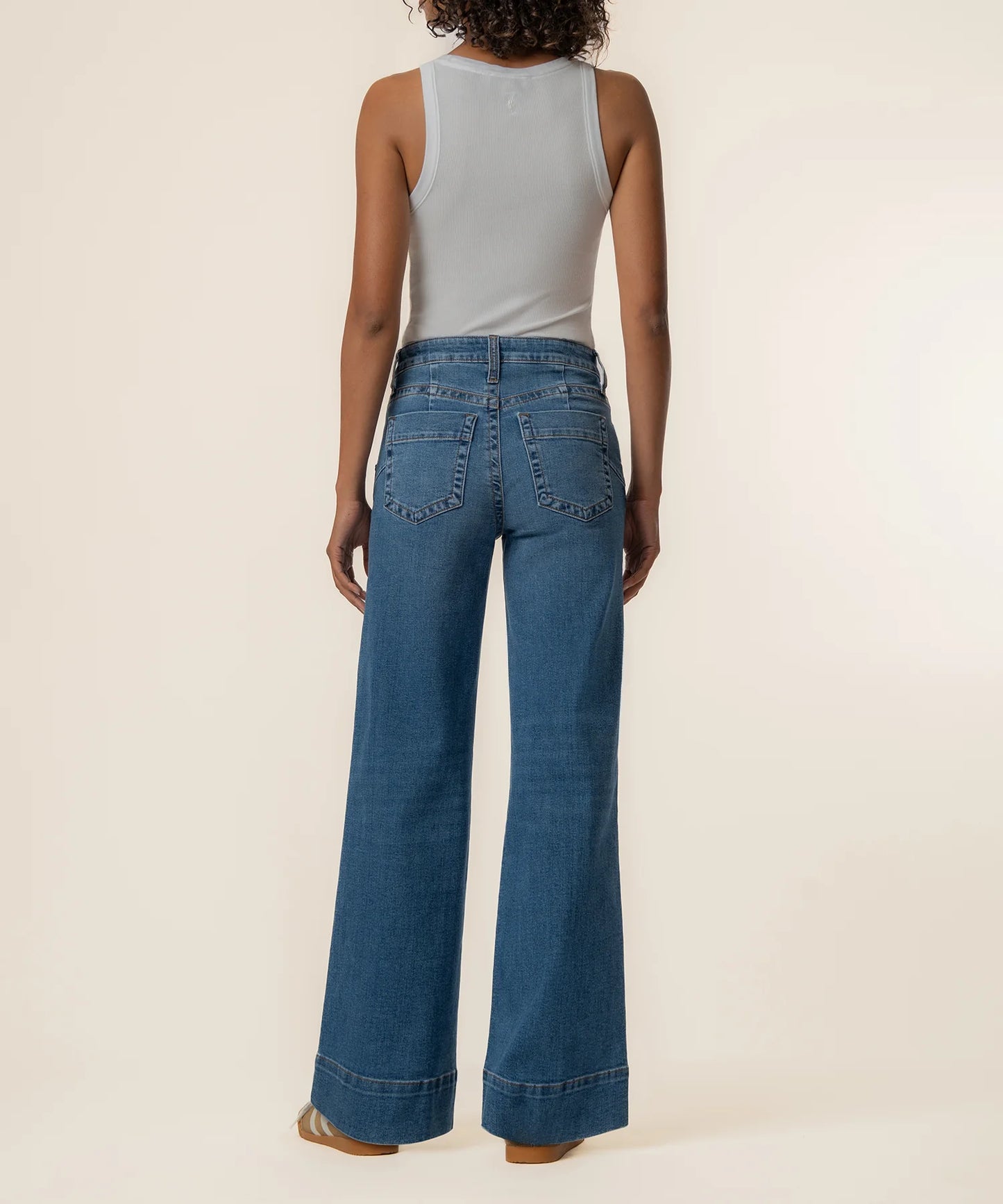 KUT - Maya High Rise Wide Leg Jeans- Journey
