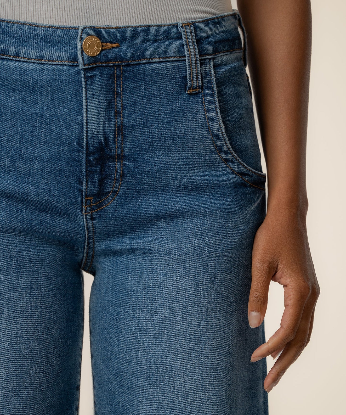 KUT - Maya High Rise Wide Leg Jeans- Journey