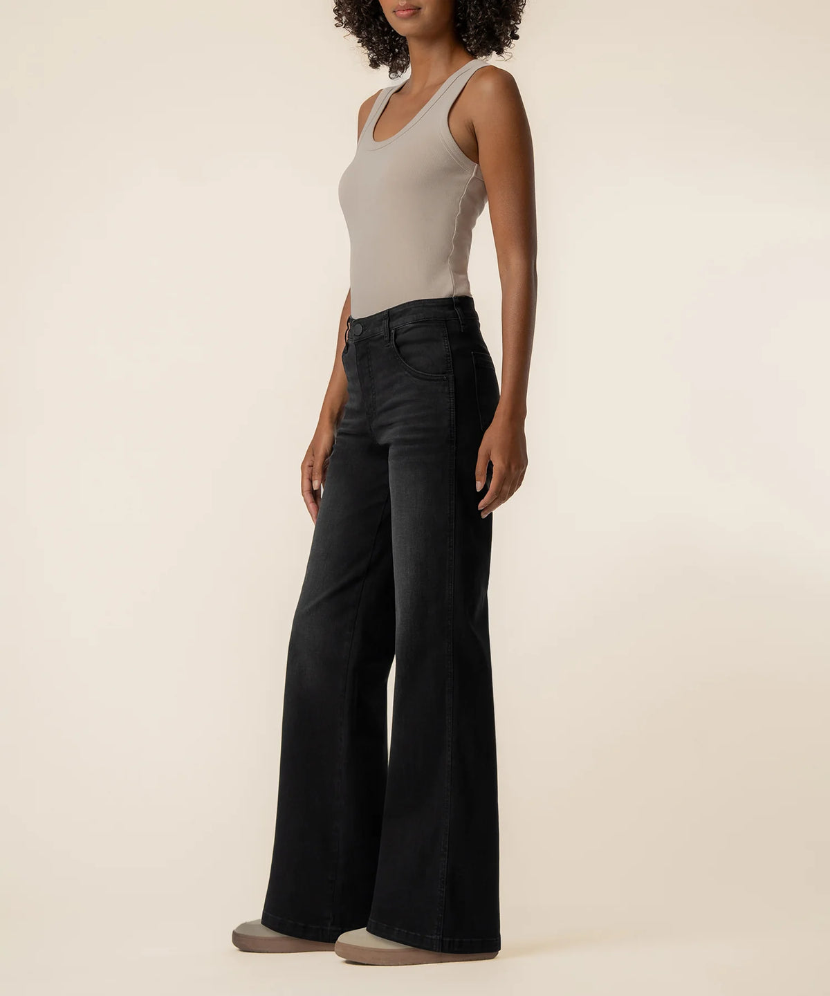 KUT- Jodi High Rise Fab AB Wide Leg Jeans