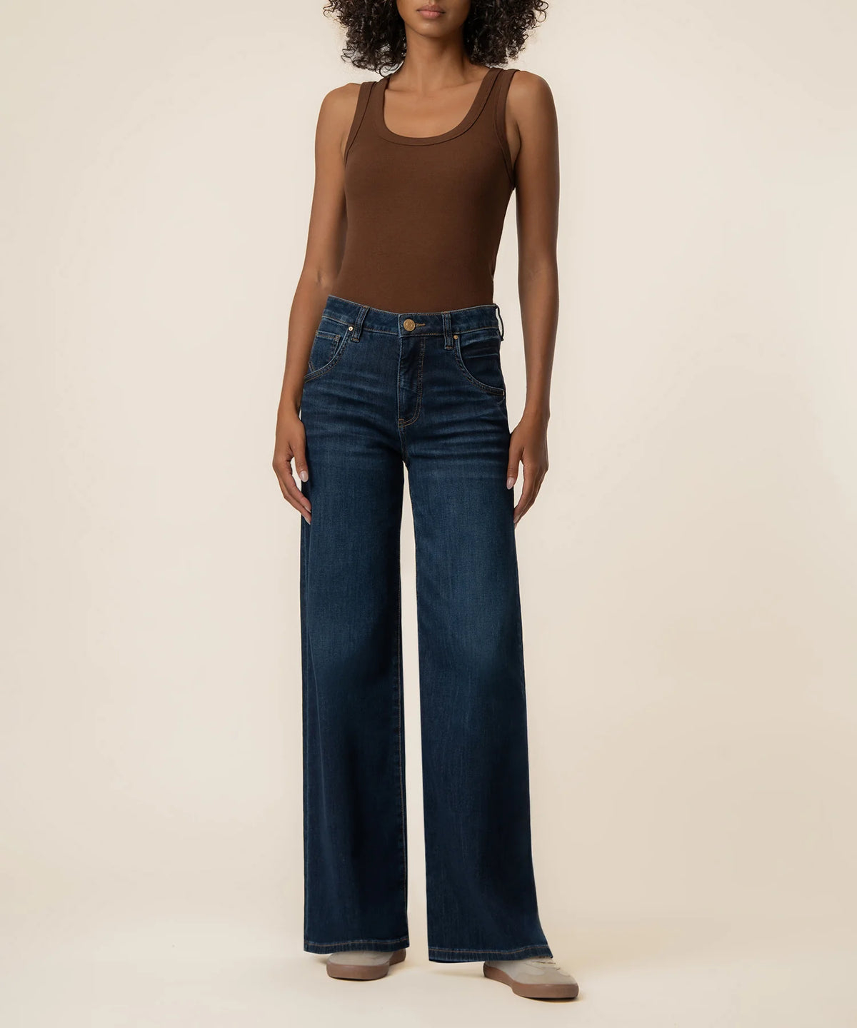 KUT- Maya High Rise Fab AB Wide Leg Jeans