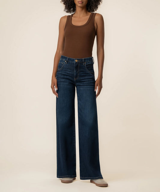KUT- Maya High Rise Fab AB Wide Leg Jeans