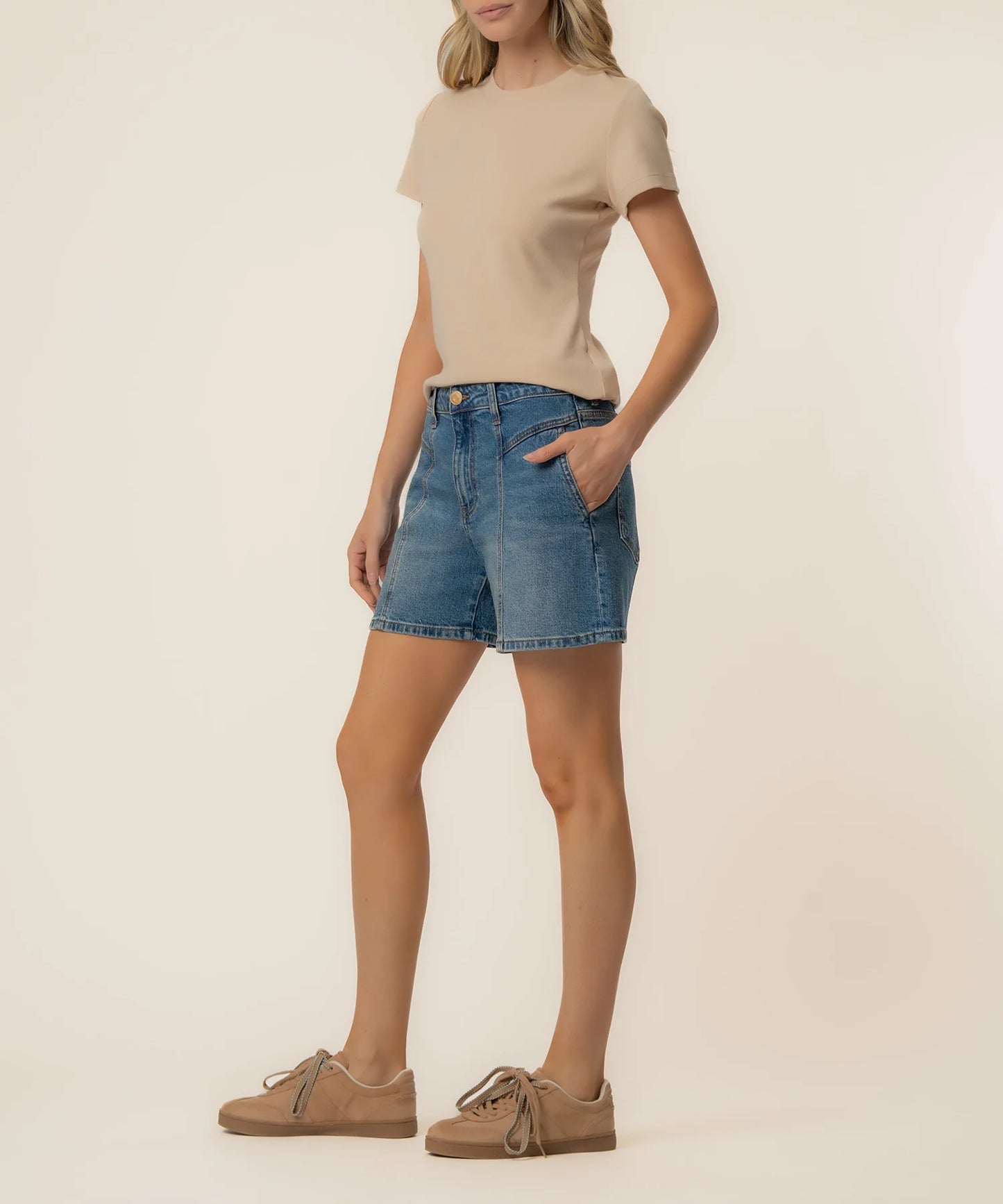 KUT- Hailey High Rise Short - Shine