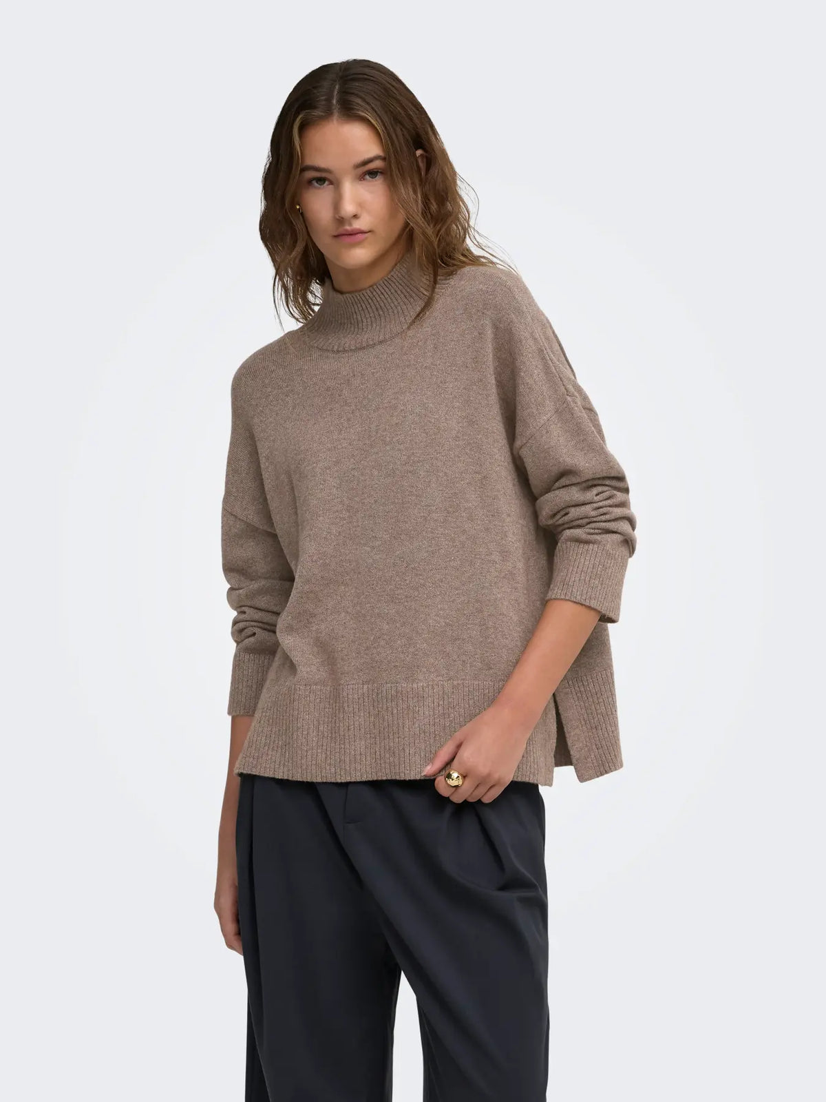 Only - Mary High Neck Sweater