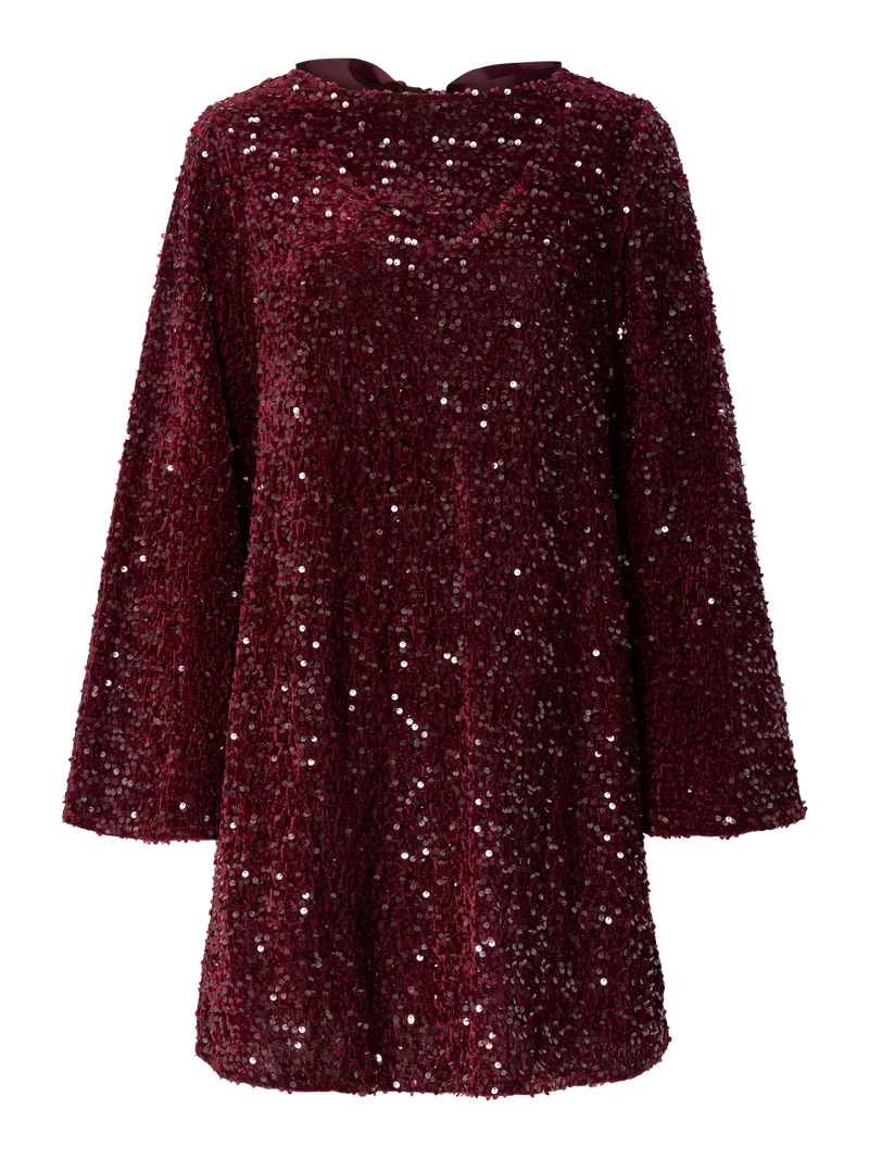 Pieces - Kam Deep Back Bow Dress