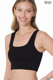 Chloe Square Neck Cropped Tank