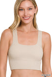 Chloe Square Neck Cropped Tank