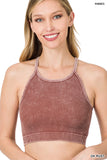 Wyatt Washed Ribbed Crop Tank