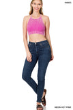 Wyatt Washed Ribbed Crop Tank