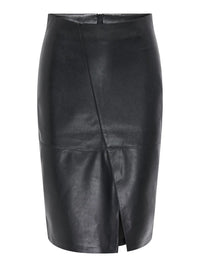 Only Nicki Faux Leather Skirt