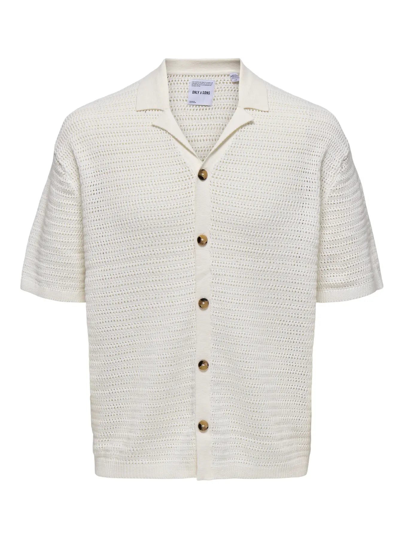 ONS THIAGO OVZ 7 SS RESORT CROCHET SHIRT