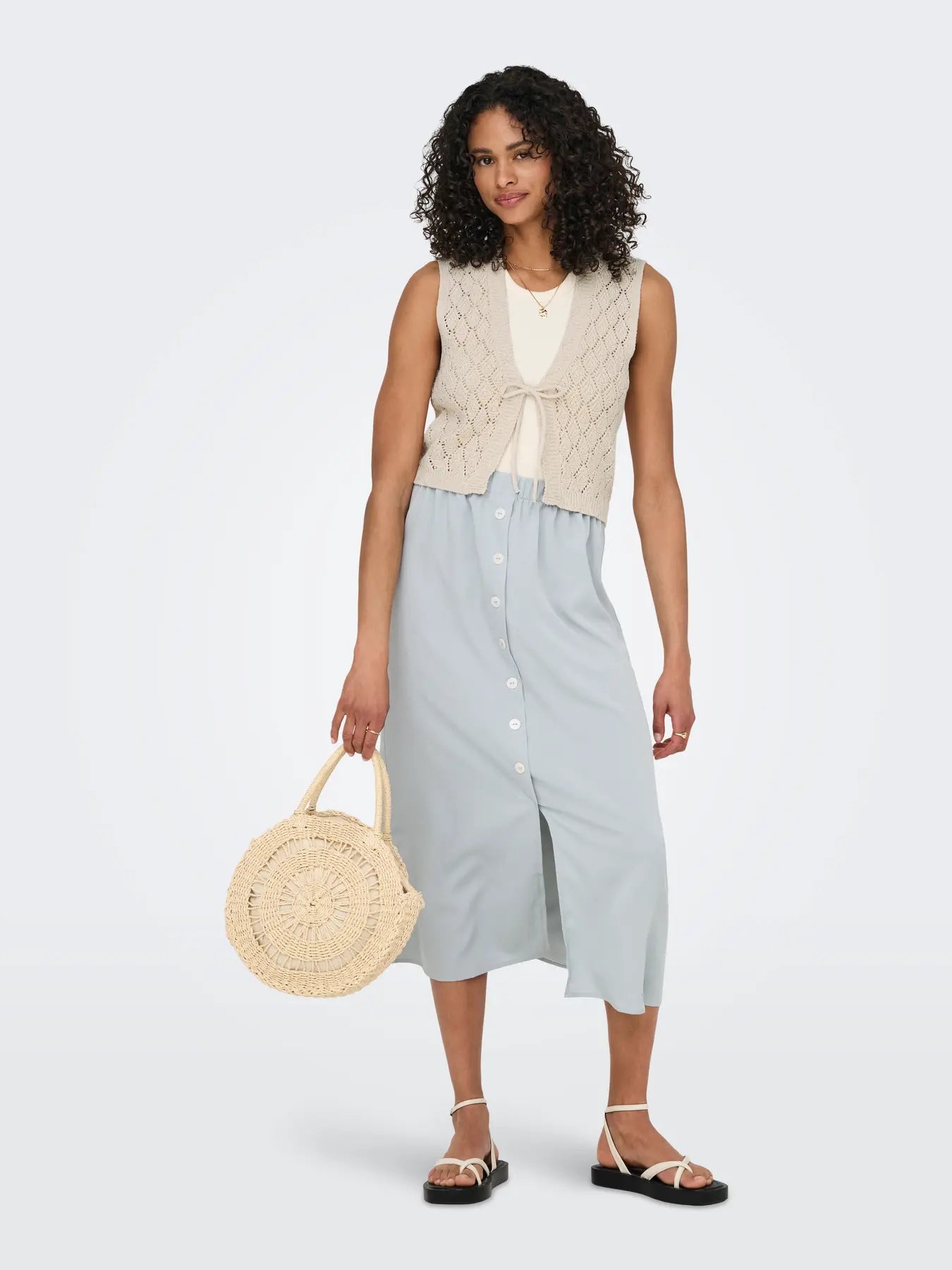 Only- Chili Tie Vest