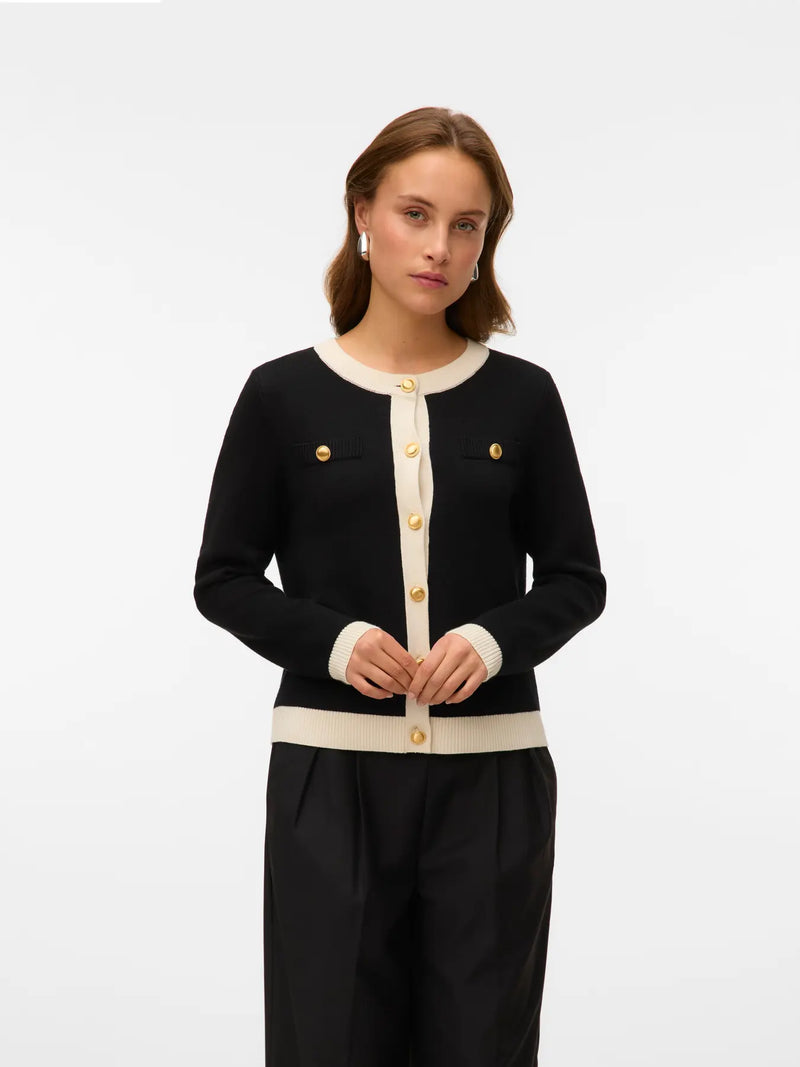 Vero Moda Oli O-Neck Button Cardigan