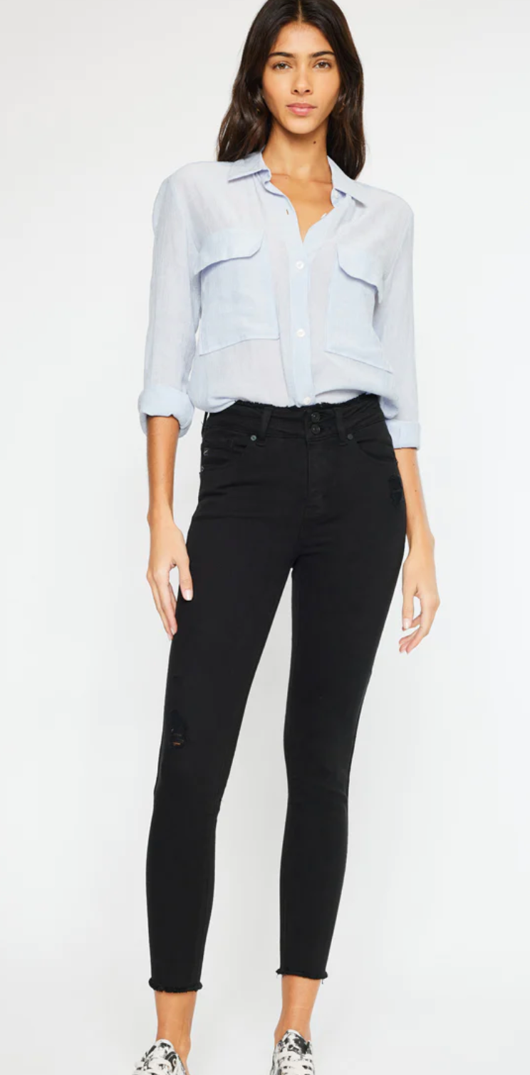 KanCan Danica High Rise Ankle Skinny Jeans