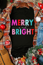 Merry & Bright Graphic Tee