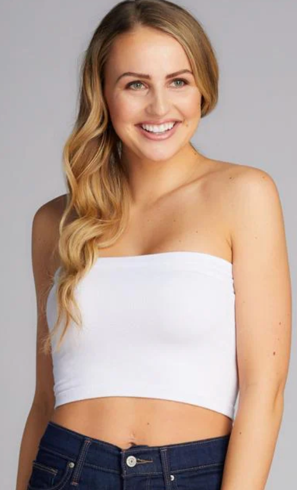 C'est Moi Bamboo Crop Tube Top