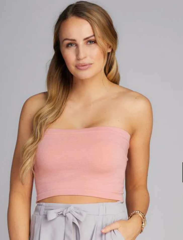 C'est Moi Bamboo Crop Tube Top