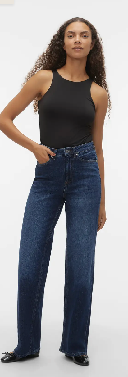 Vero Moda - Tessa High Rise Wide Jeans
