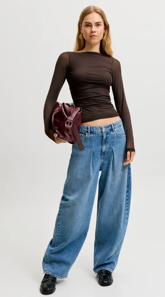 JJXX - Minna Mesh Boatneck Top