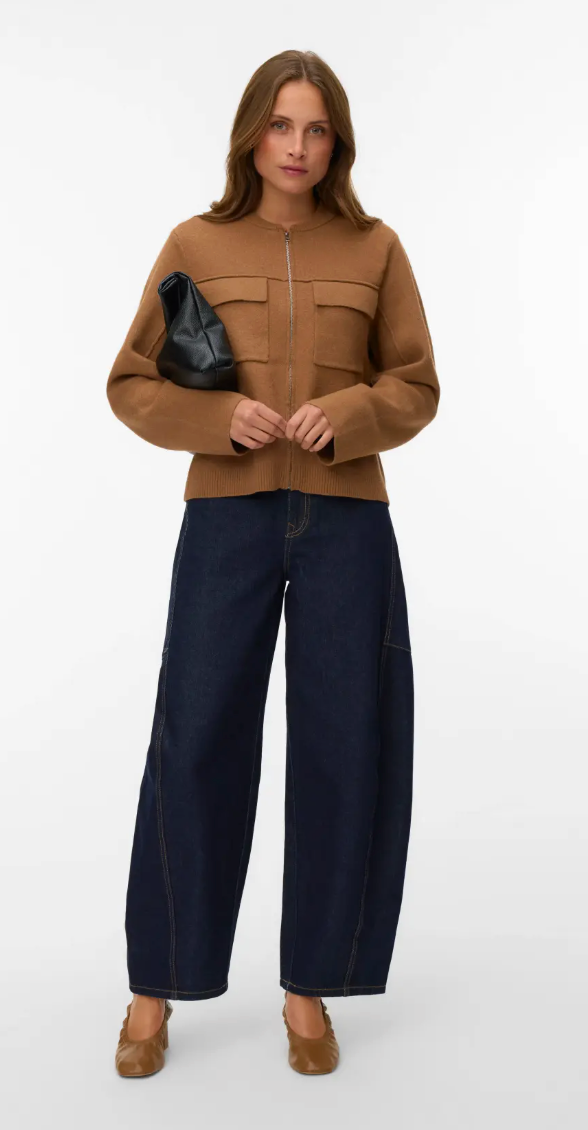 Vero Moda - Apple Zipper Cardigan