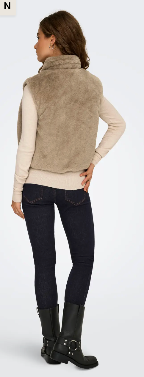 Only - Dana Faux Fur Vest