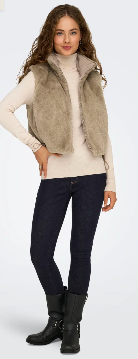 Only - Dana Faux Fur Vest