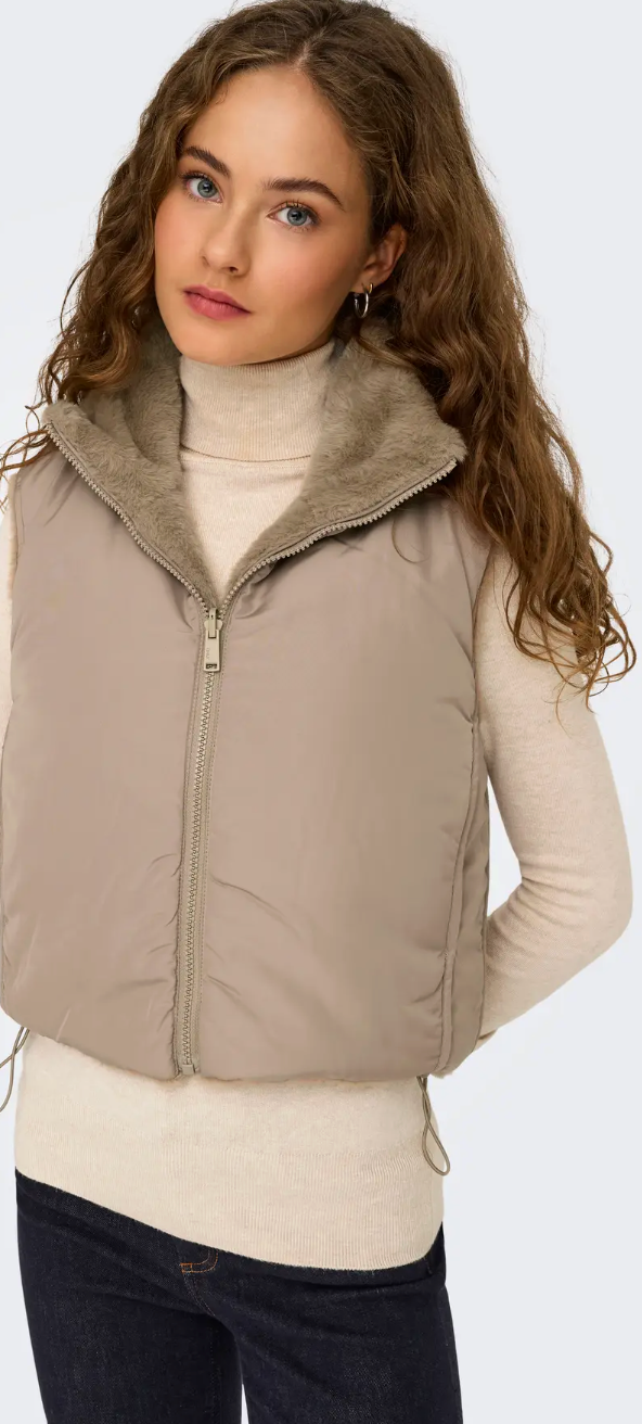Only - Dana Faux Fur Vest