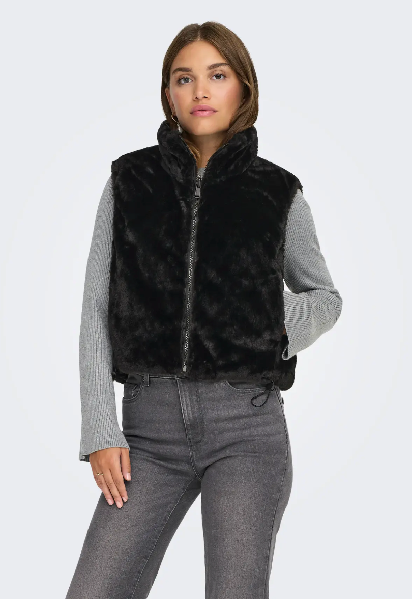 Only - Dana Faux Fur Vest