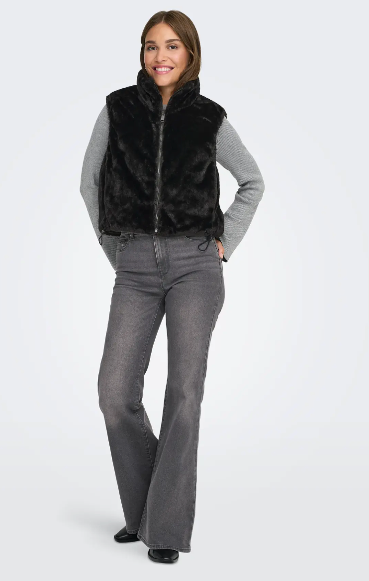 Only - Dana Faux Fur Vest